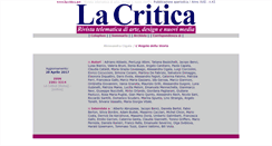 Desktop Screenshot of lacritica.net